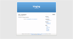 Desktop Screenshot of bloglog.hu